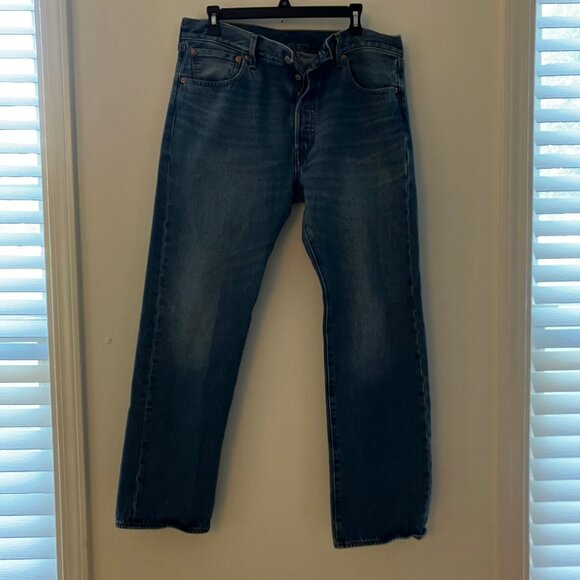 Men's Levi's 501 Blue Jeans 34 x 30 NWOT - Picture 5 of 8